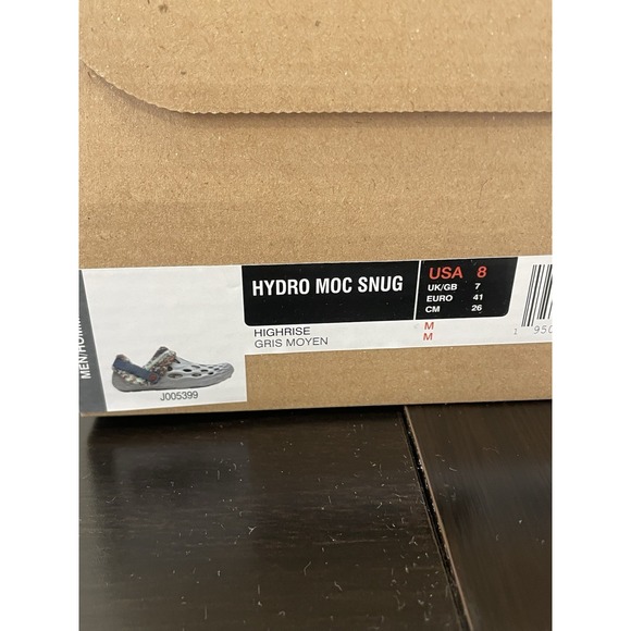 Merrell Men's Size 8 Hydro Moc Snug Shoes Clogs Fur Lined Gorpcore Winter Blue - Picture 4 of 8